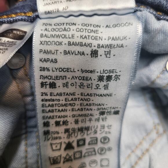 Levis 514 Jeans Mens 32x30 Blue Straight Leg Stretch Denim Mid Rise Classic - Picture 4 of 10